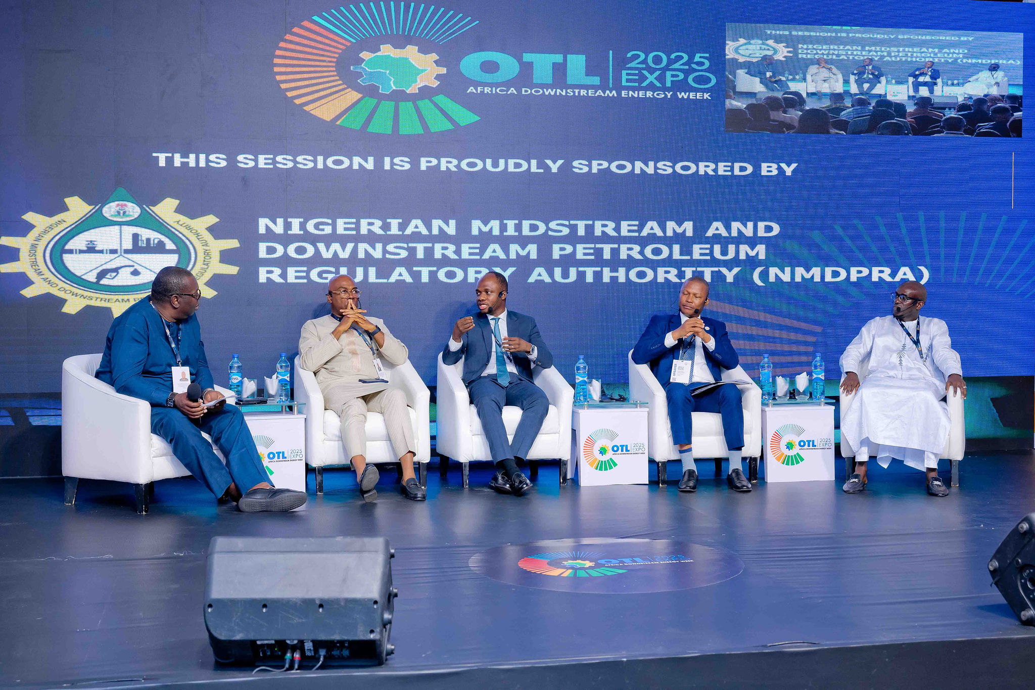 Panel session on the main stage at OTL Africa Downstream Energy Week
