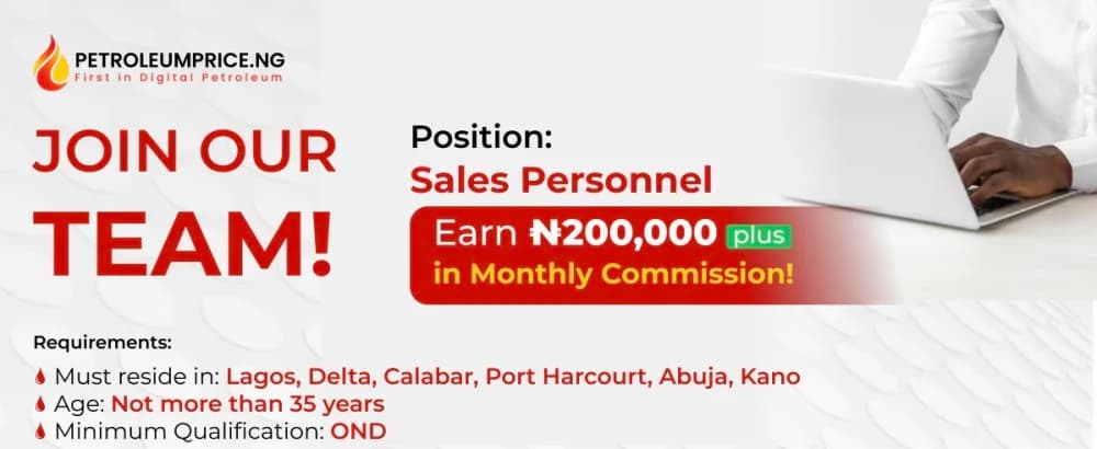 Petroleumprice.ng Recruits Field Sales Personnel to Drive Market Growth
