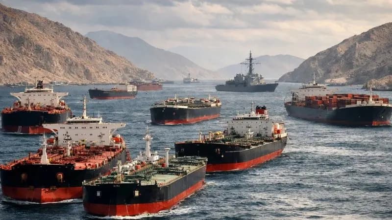 Strait of Hormuz Shipping Slows as Fresh U.S.-Iran Strikes Renew Security Fears